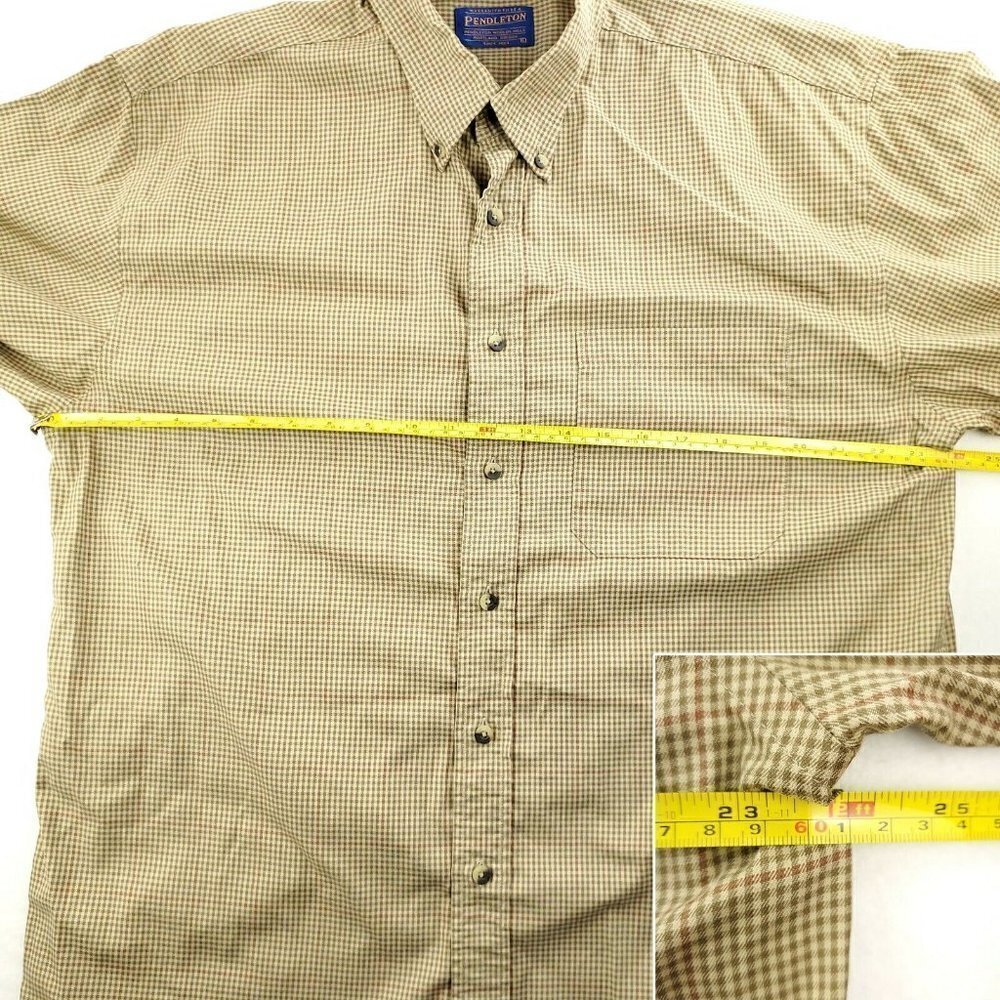 Pendleton Check Pattern Long Sleeve Button Down S… - image 7